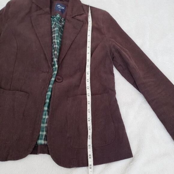 Vintage Brown Corduroy Blazer Jacket Size Small - Picture 11 of 13